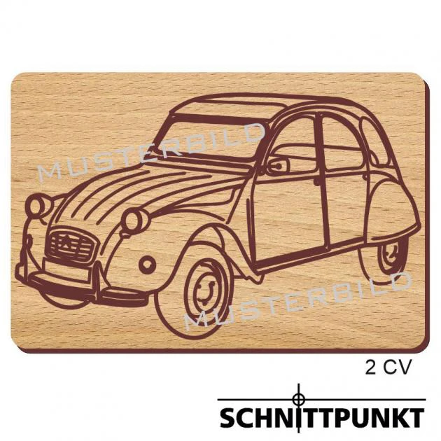 Frühstücksbrettchen 2CV