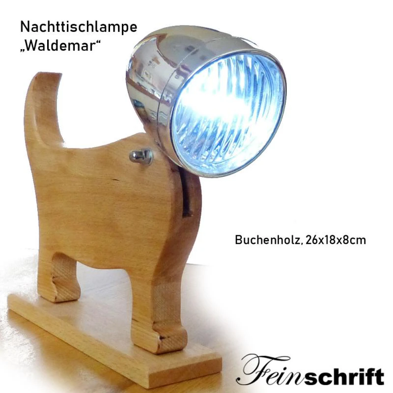 Nachttischlampe  Wuff