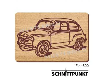 Frühstücksbrettchen Fiat 600