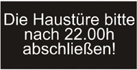 Tür- und Klingelschilder