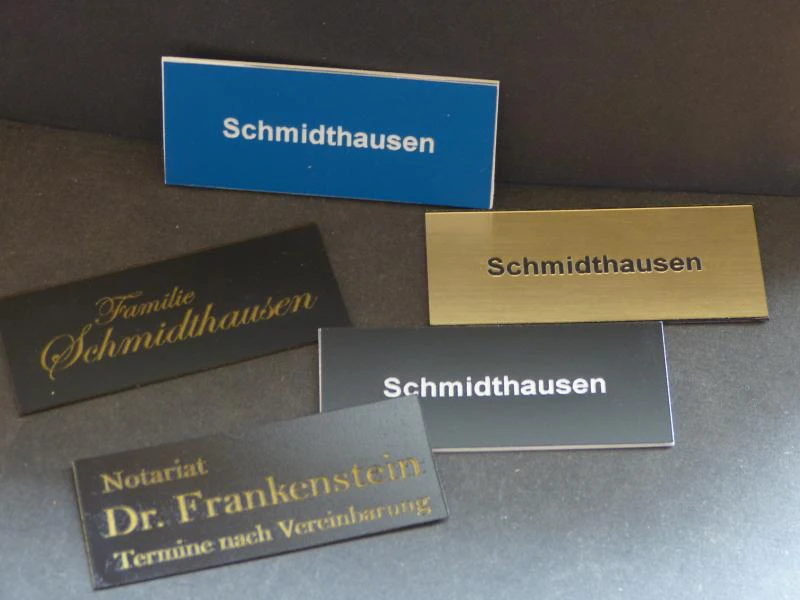 Tür- und Klingelschilder