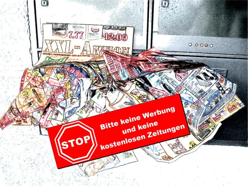 Gravurschild Werbung