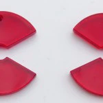 Ohrringe aus Acrylglas
