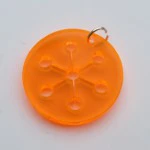 Ohrringe aus Acrylglas