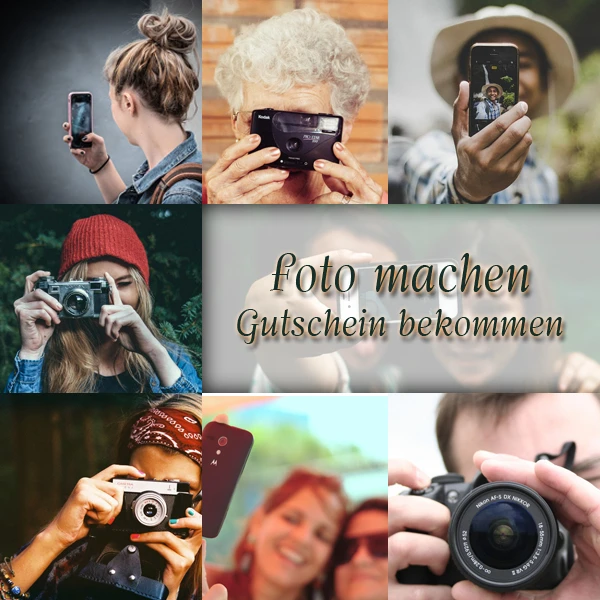 Foto gegen Gutschein tauschen