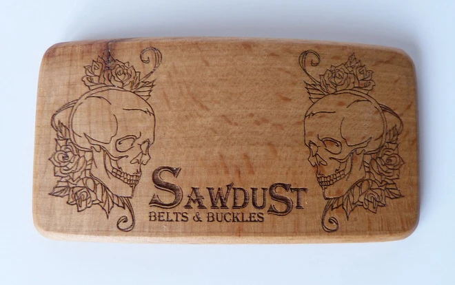 Gürtelschließen und Gürtel "Sawdust"