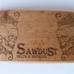 Gürtelschließen und Gürtel "Sawdust"