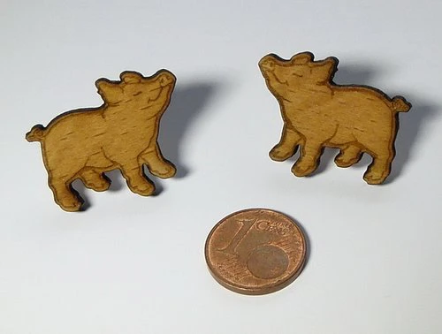 Ohrstecker Schweinchen