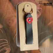 Schlüsselband Leder