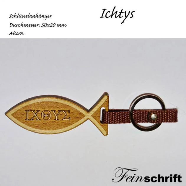 Schlüsselanhänger Ichthys