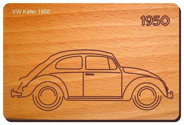 Frühstücksbrettchen VW-Käfer