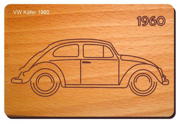 Frühstücksbrettchen VW-Käfer