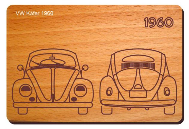 Frühstücksbrettchen VW-Käfer