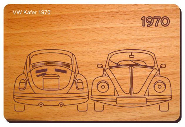 Frühstücksbrettchen VW-Käfer