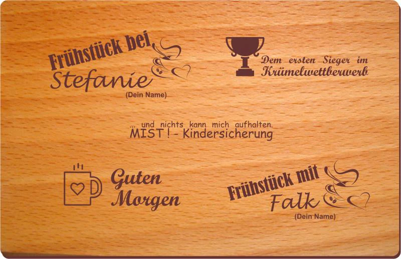 Kluge Sprüche Brettchen