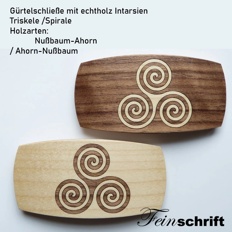 Gürtelschließen Intarsie