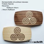Gürtelschließen Intarsie