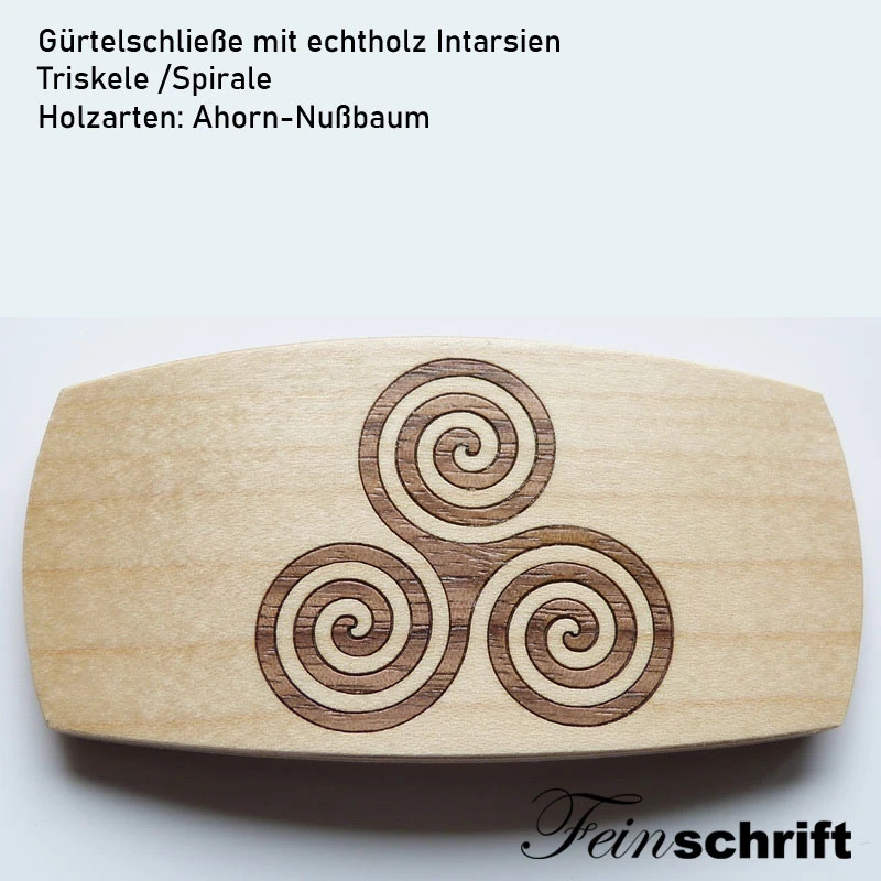 Gürtelschließen Intarsie