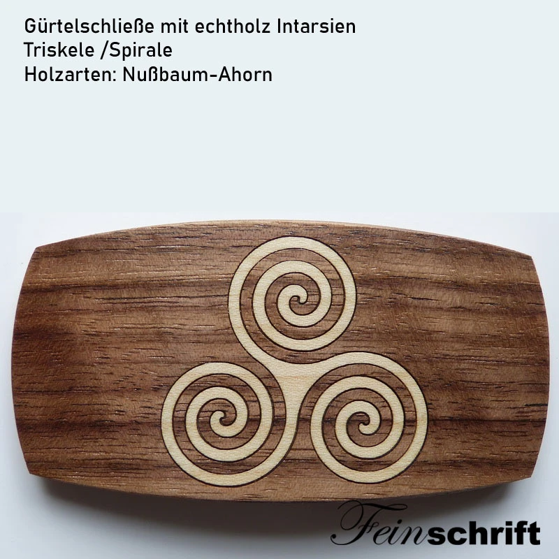 Gürtelschließen Intarsie