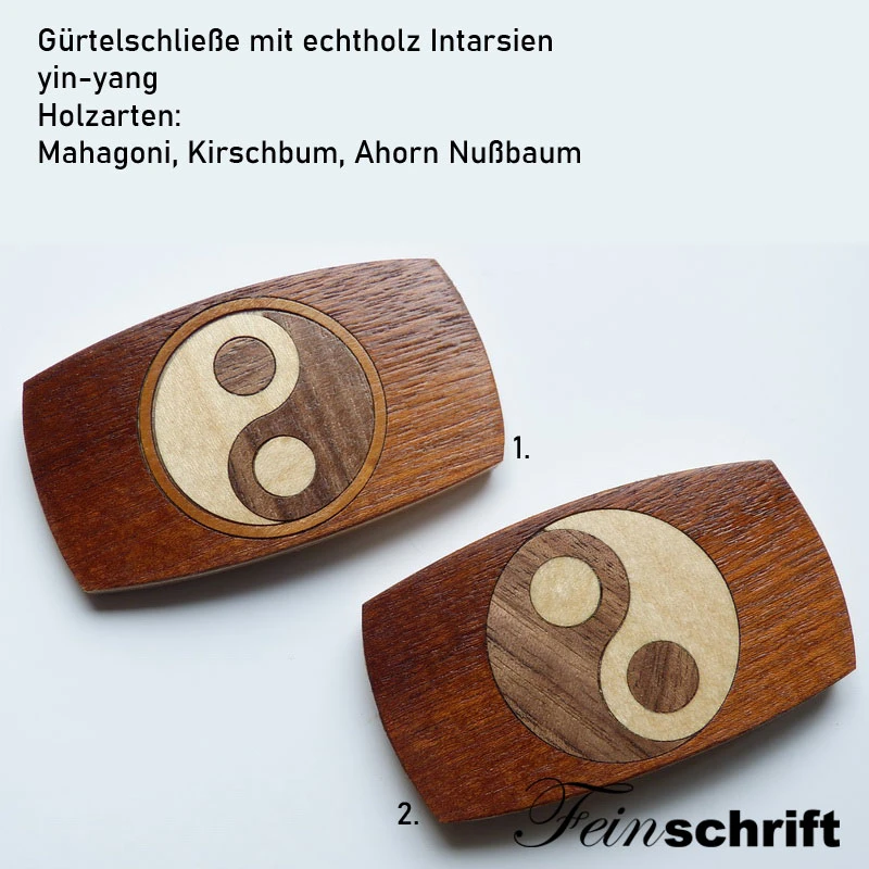 Gürtelschließen Intarsie