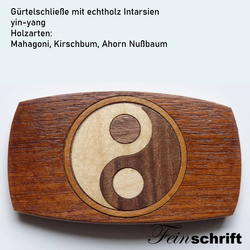 Gürtelschließen Intarsie