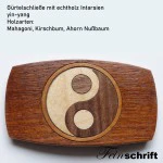 Gürtelschließen Intarsie