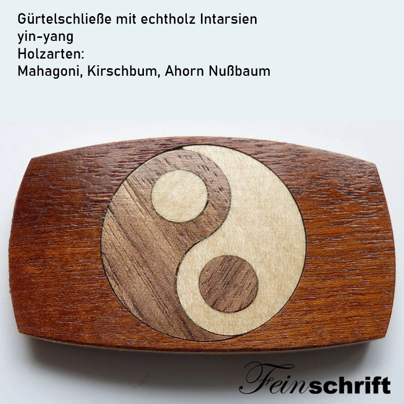 Gürtelschließen Intarsie