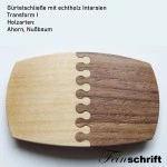 Gürtelschließen Intarsie