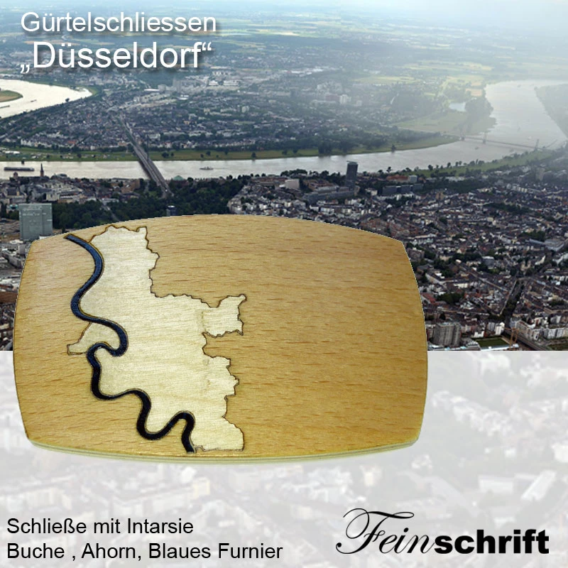 Gürtelschließen und Gürtel "Sawdust"