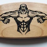 Gürtelschließe "strong man"