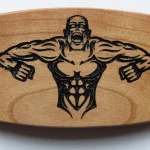 Gürtelschließe "strong man"
