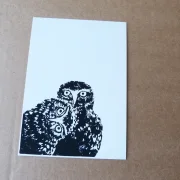 Linoprint Tiere
