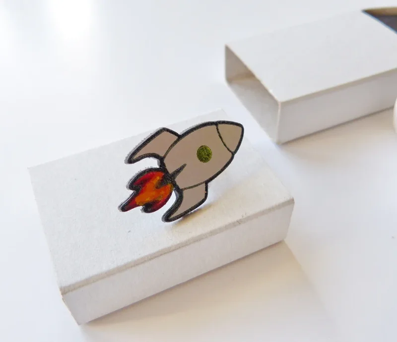 "Rocket I" Pin