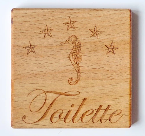 Türschilder "WC"