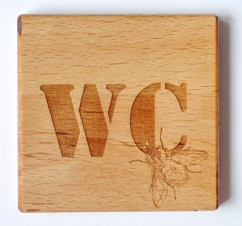 Türschilder "WC"