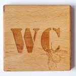 Türschilder "WC"