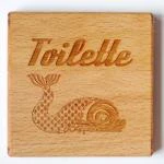 Türschilder "WC"