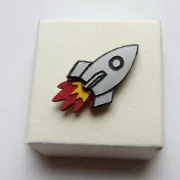 "Rocket I" Pin